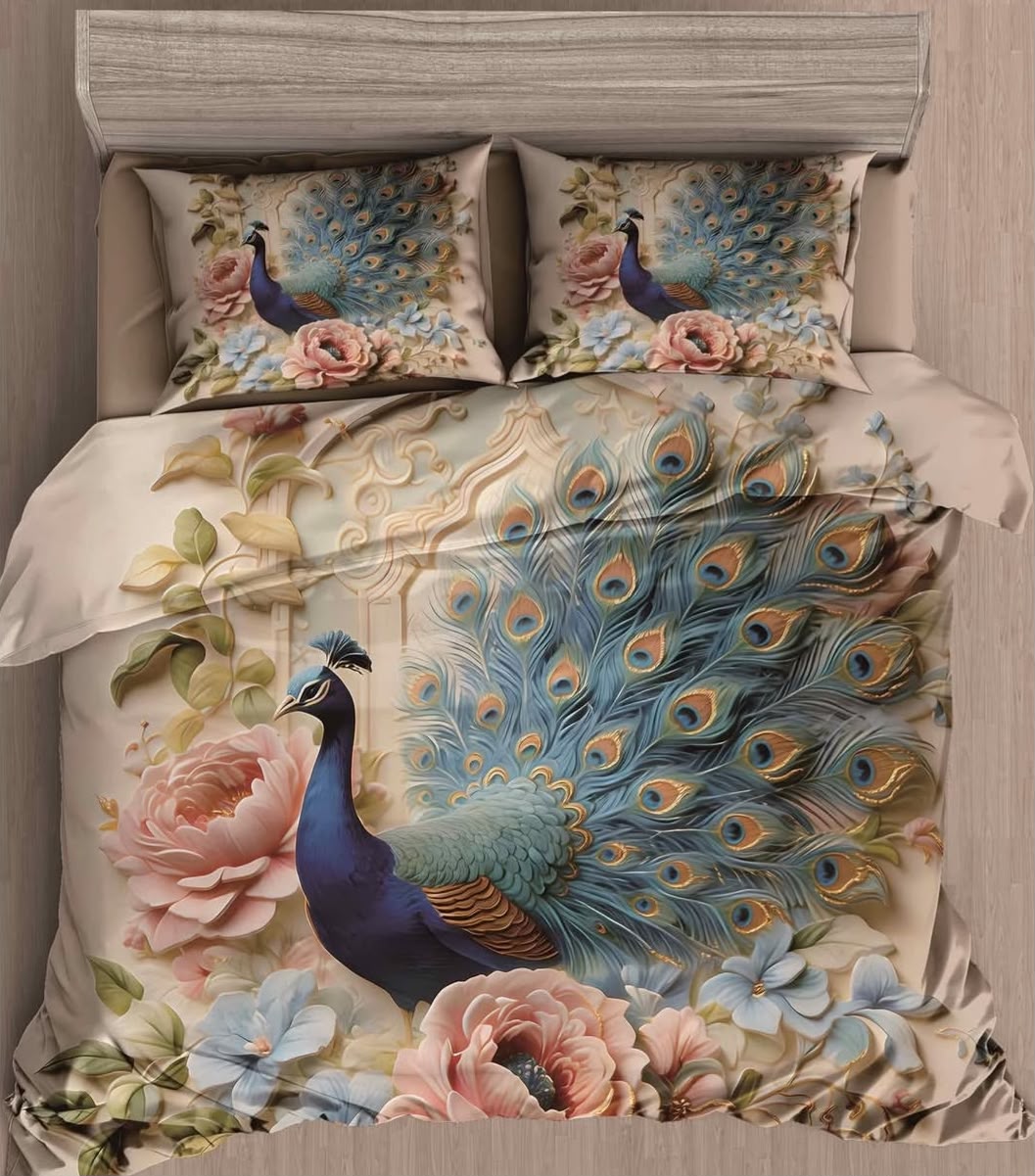 Premium Printed 5D Imported Bedsheet -HY31
