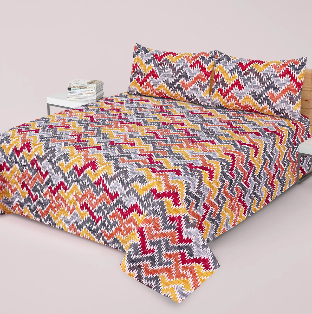 Luxury Printed Bedsheet