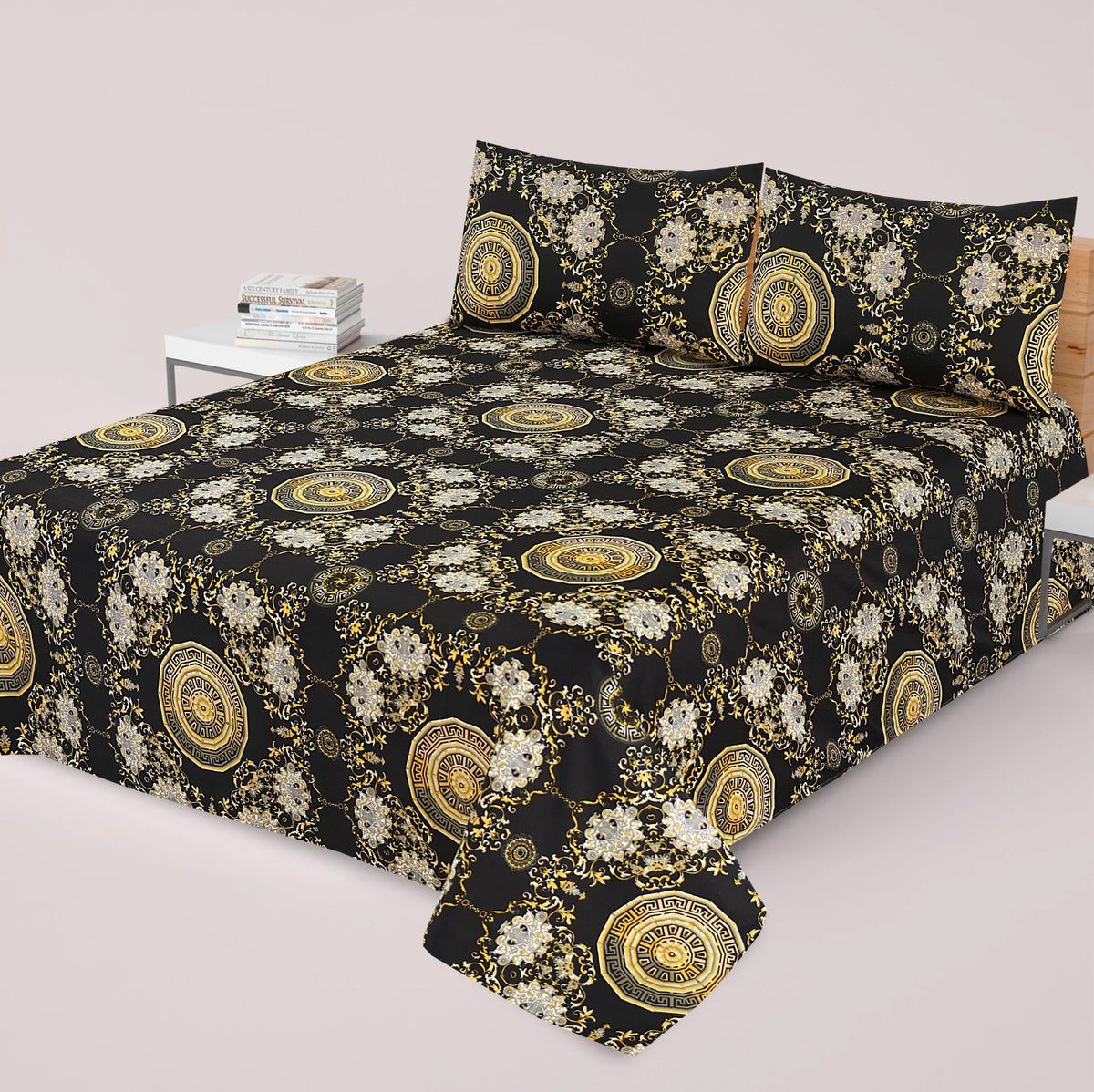Luxury Printed Bedsheet