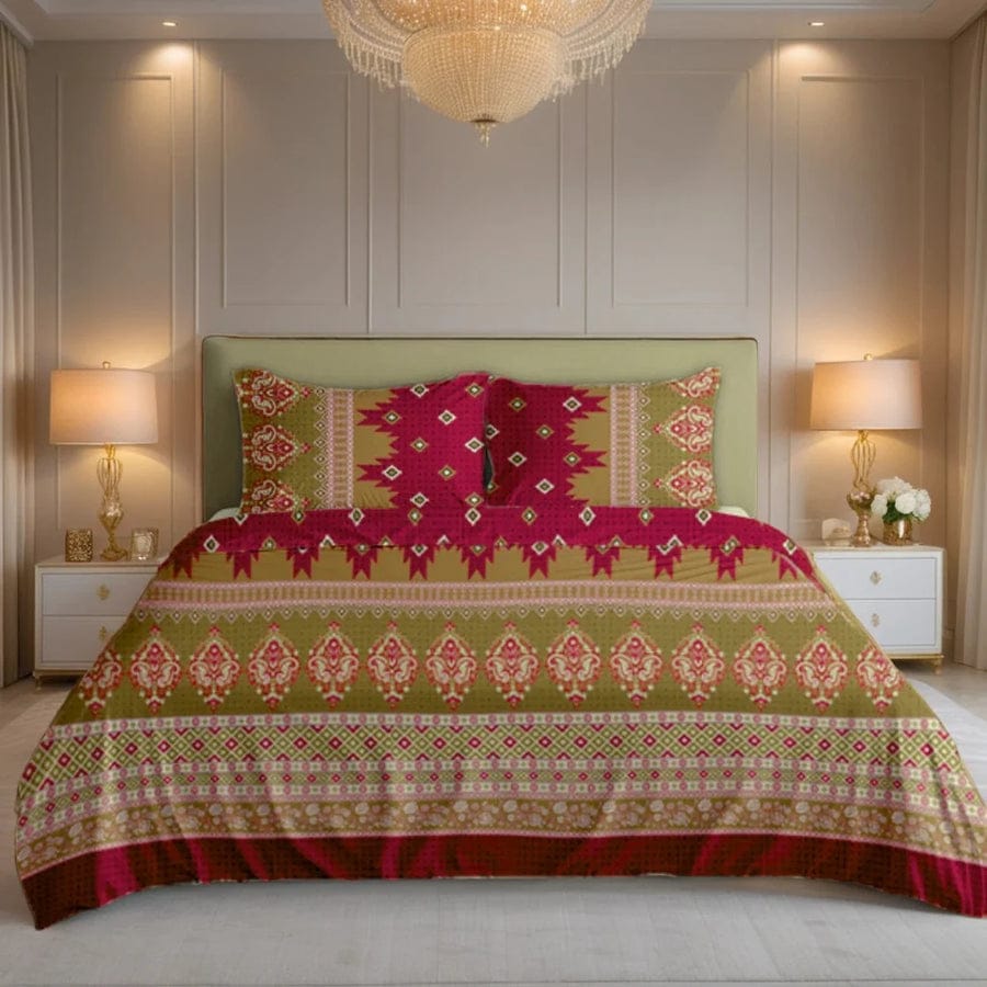 Elegant Printed Bedsheet