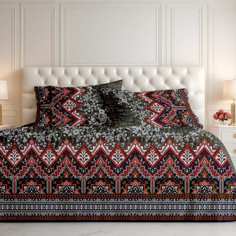 Elegant Printed Bedsheet
