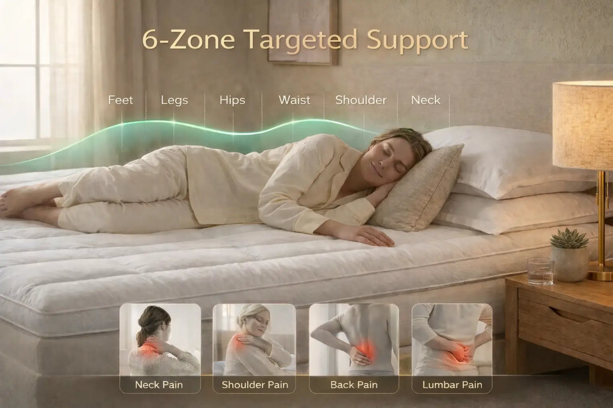 Best Mattress Topper for Back Pain – 1200 GSM Luxury