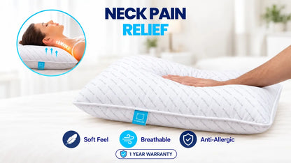 Medicated Pillow for Neck Pain (Micro Ball Fiber)