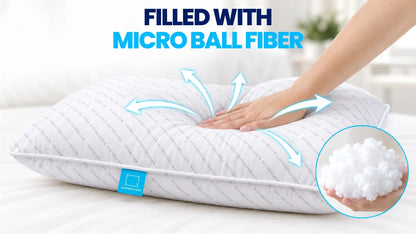 Medicated Pillow for Neck Pain (Micro Ball Fiber)
