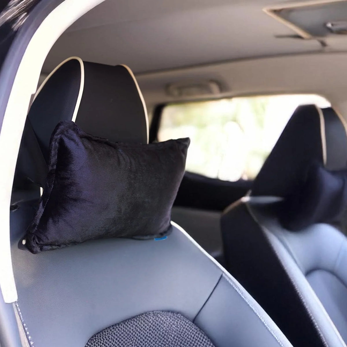 Pack of 2 Car Headrest Pillow – Soft &amp; Supportive Neck Rest