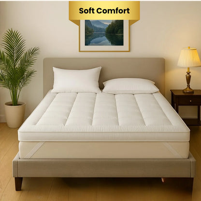 Plush Mattress Topper – 800 GSM Soft Comfort | HypePillow