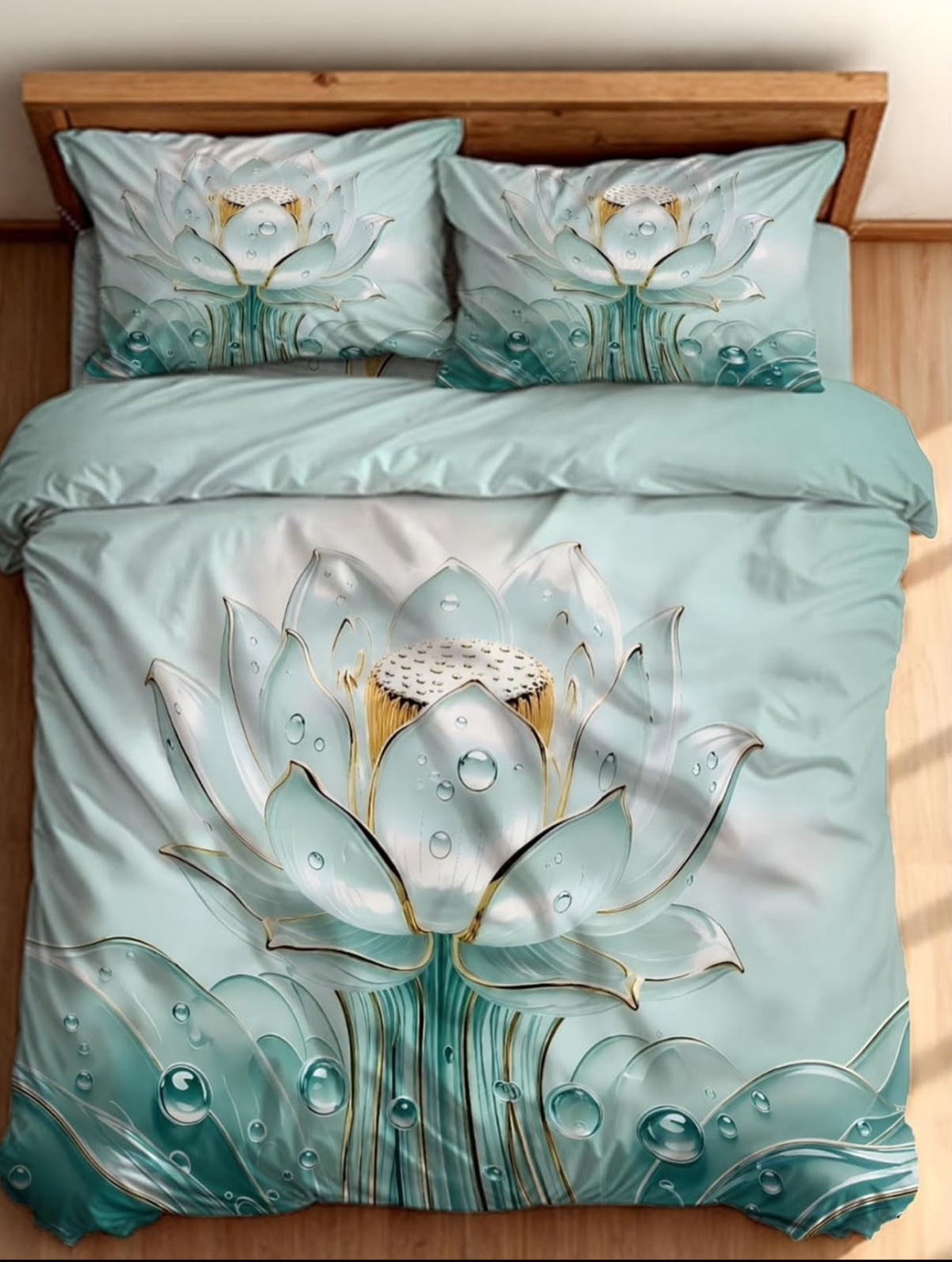 Premium Printed 5D Imported Bedsheet -HY10