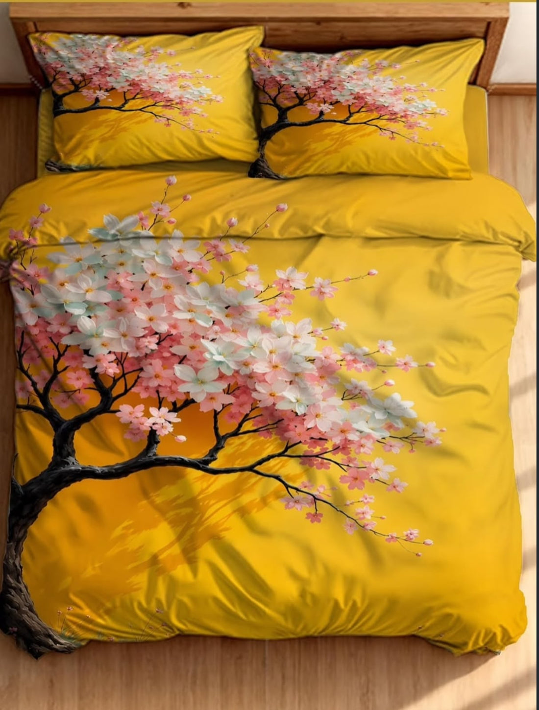 Premium Printed 5D Imported Bedsheet -HY13