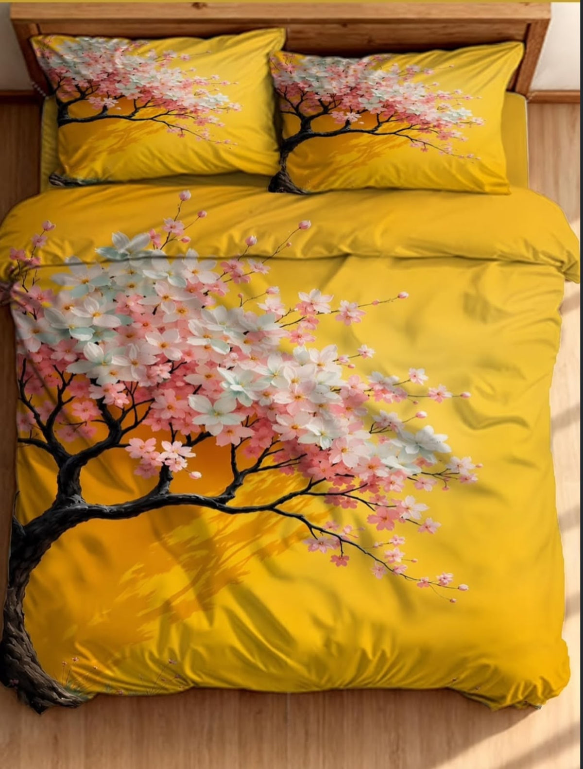 Premium Printed 5D Imported Bedsheet -HY13