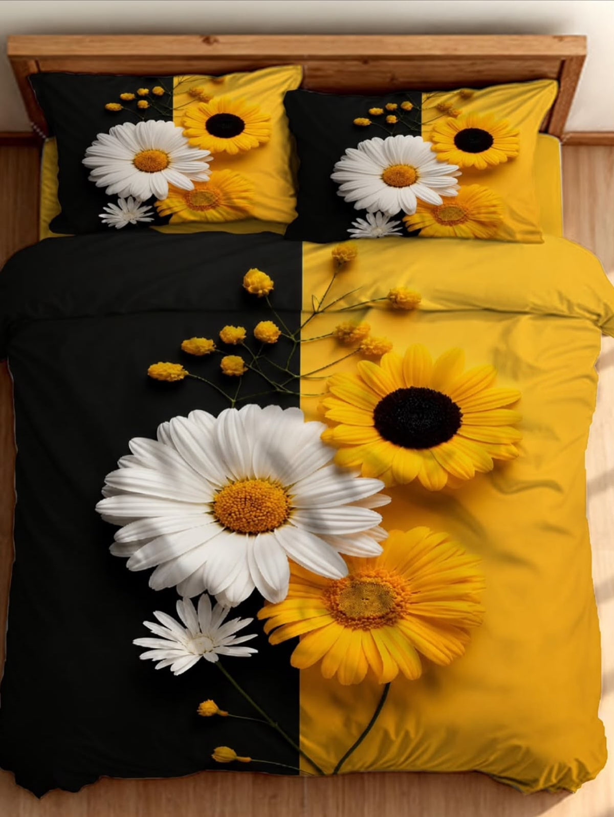 Premium Printed 5D Imported Bedsheet -HY16