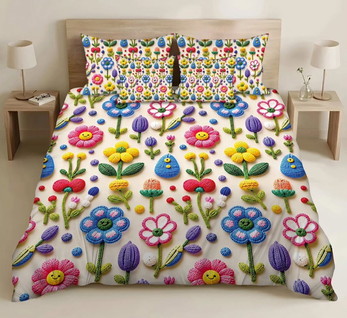 Premium Printed 5D Imported Bedsheet -HY18