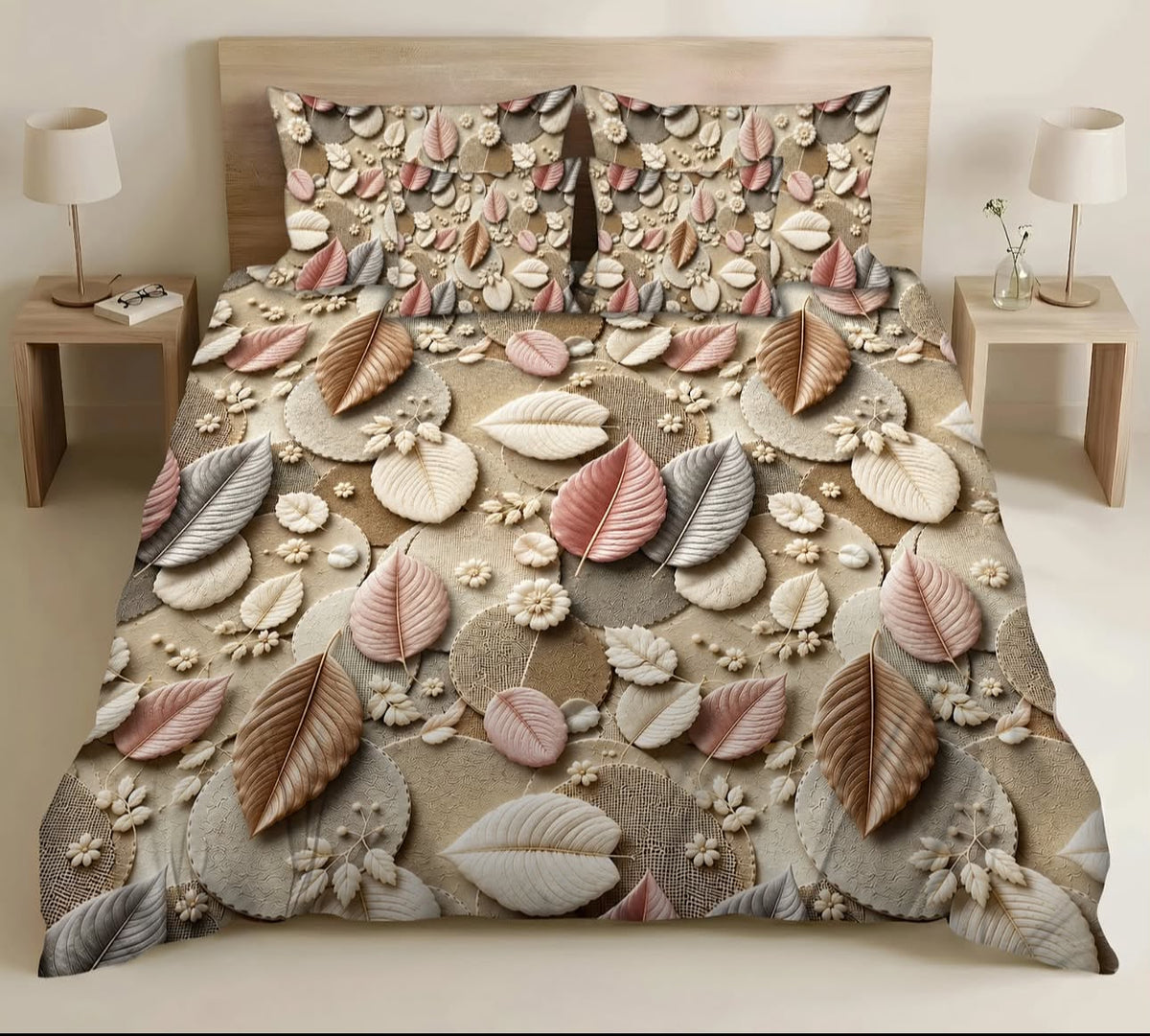 Premium Printed 5D Imported Bedsheet -HY19