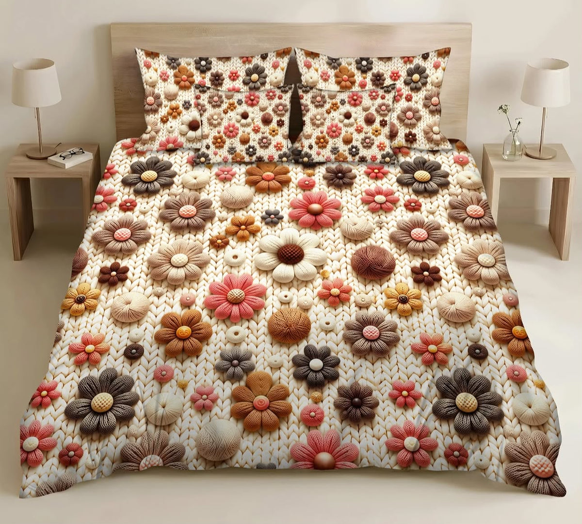 Premium Printed 5D Imported Bedsheet -HY22