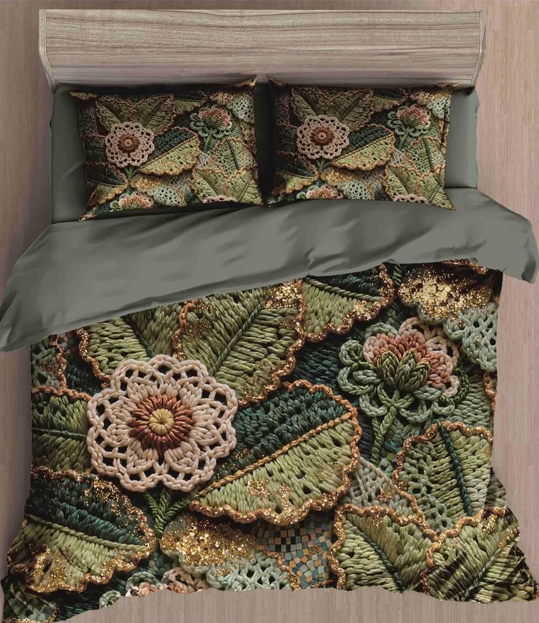 Premium Printed 5D Imported Bedsheet -HY44