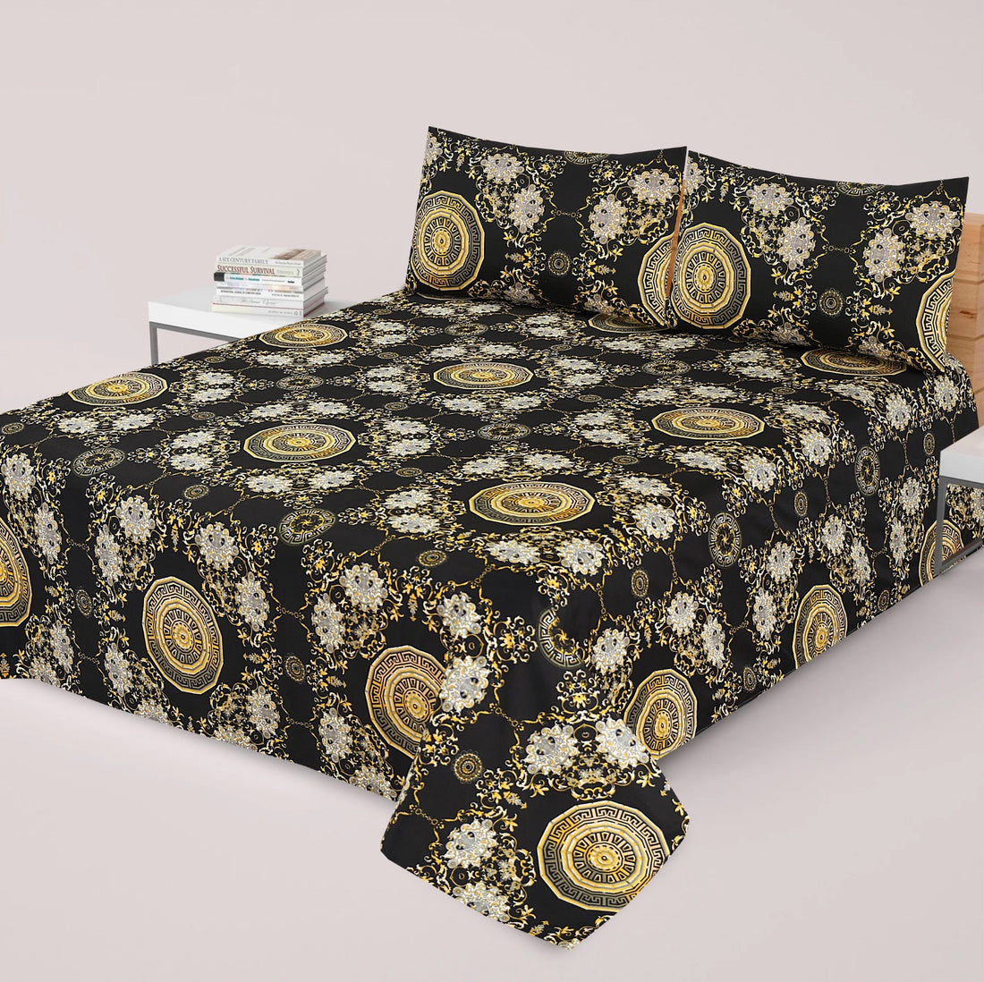Luxury Printed Bedsheet