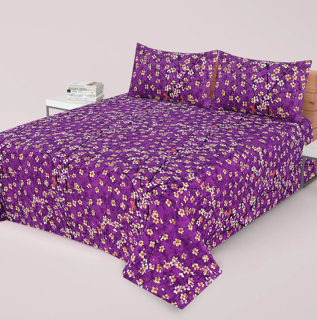 Luxury Printed Bedsheet