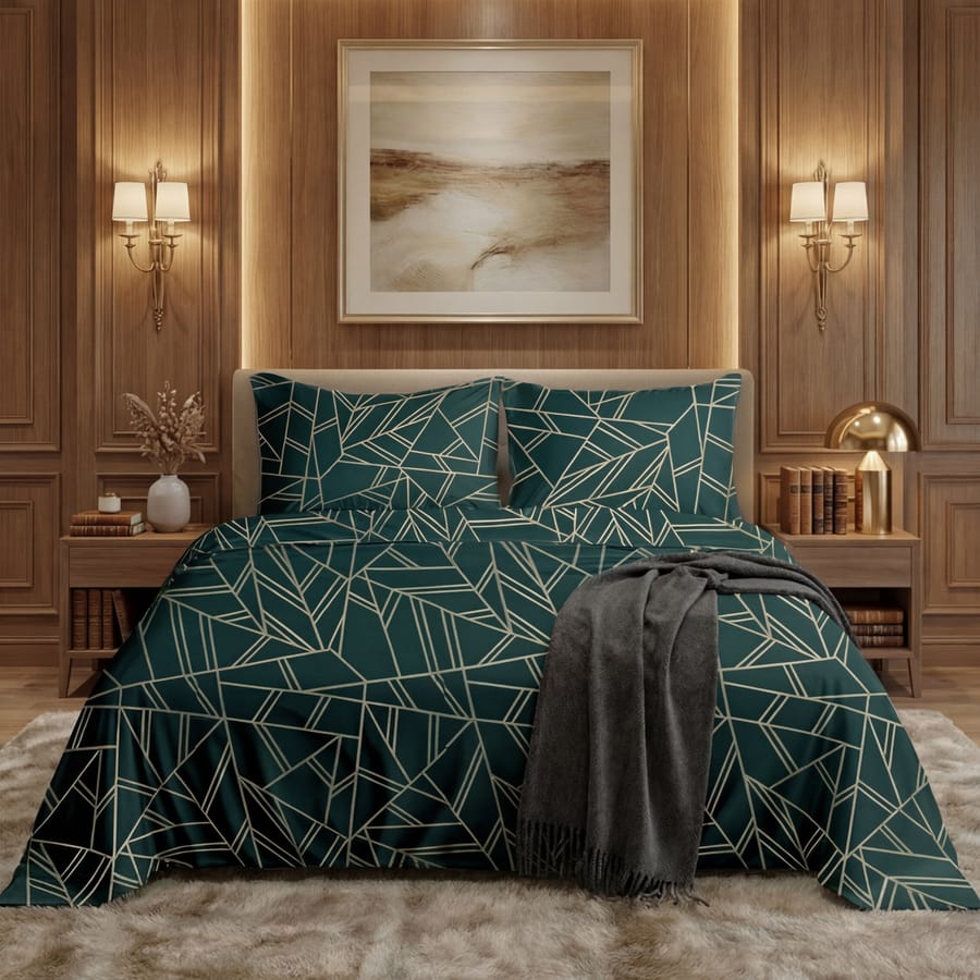 Elegant Printed Bedsheet