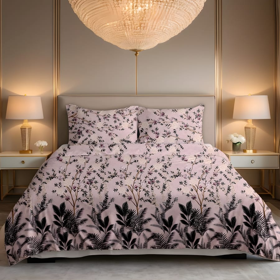 Elegant Printed Bedsheet