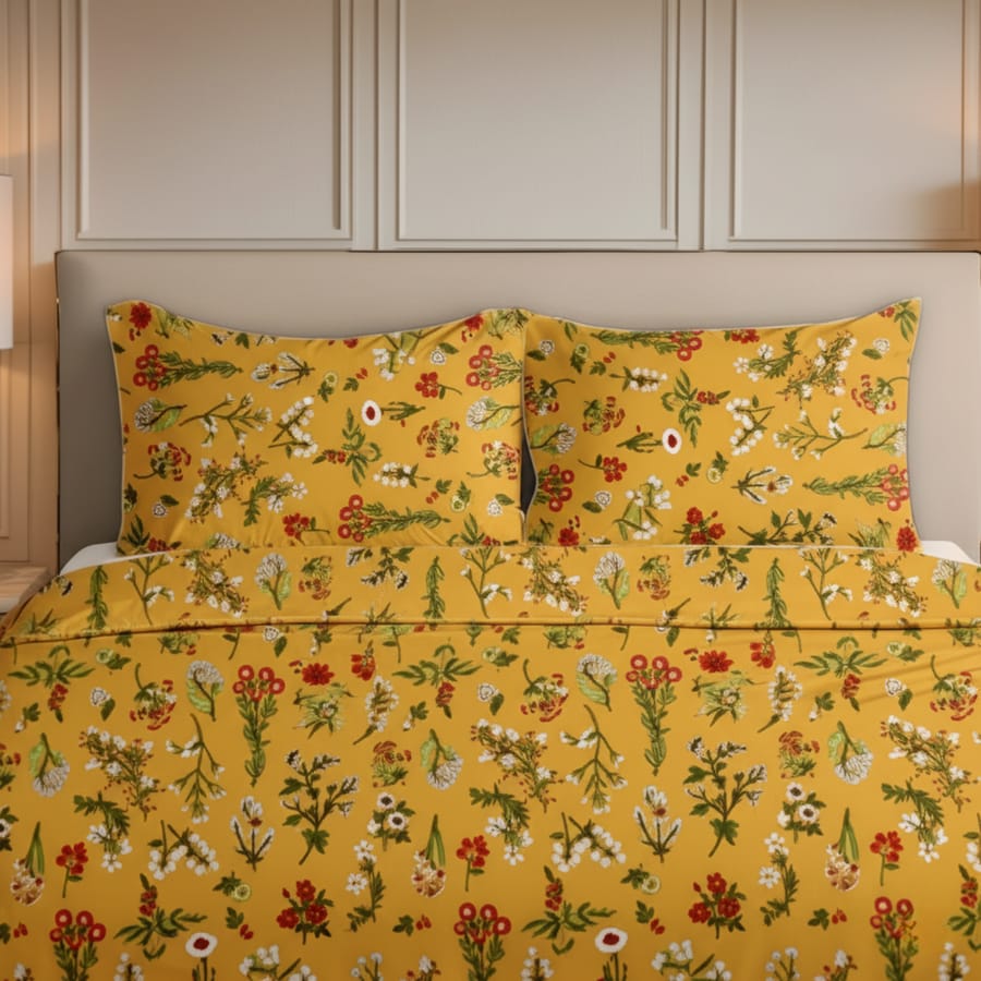Elegant Printed Bedsheet