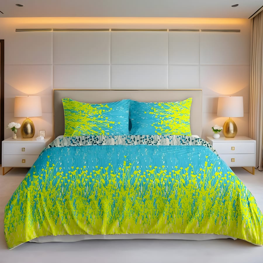 Elegant Printed Bedsheet
