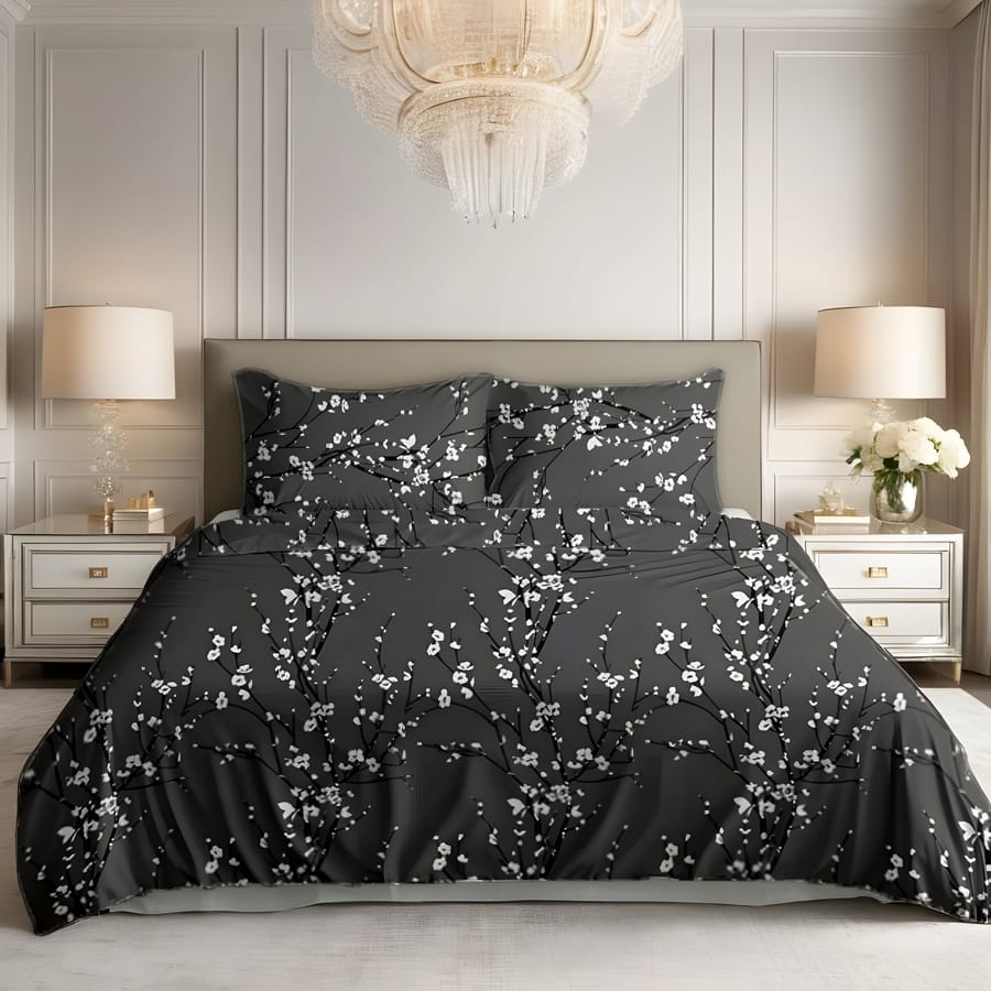 Elegant Printed Bedsheet