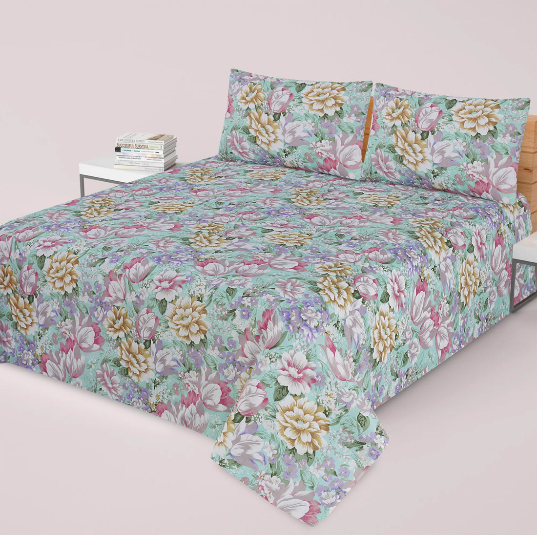 Elegant Printed Bedsheet
